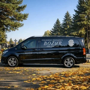 Kombi Mercedes Vito za prevoz pokojnika Pogrebne usluge Božur Beograd
